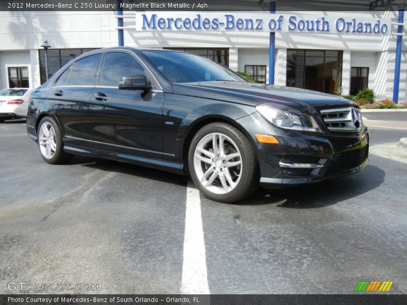 Magnetite Black Metallic / Ash 2012 Mercedes-Benz C 250 Luxury