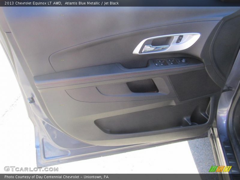Atlantis Blue Metallic / Jet Black 2013 Chevrolet Equinox LT AWD