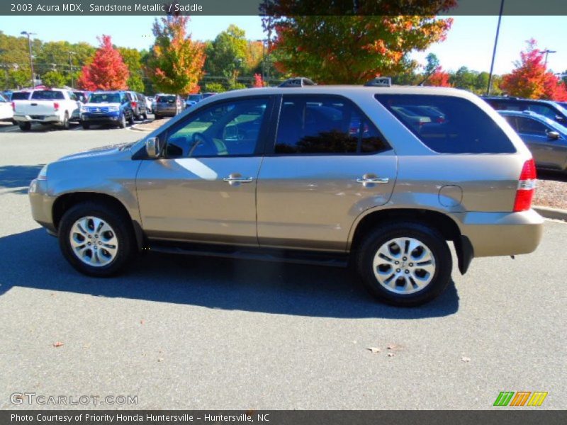 Sandstone Metallic / Saddle 2003 Acura MDX