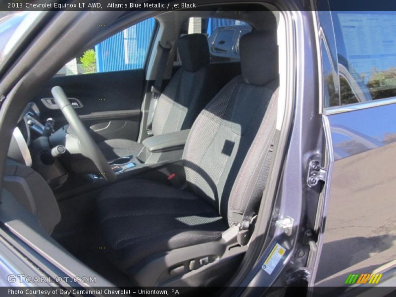 Atlantis Blue Metallic / Jet Black 2013 Chevrolet Equinox LT AWD