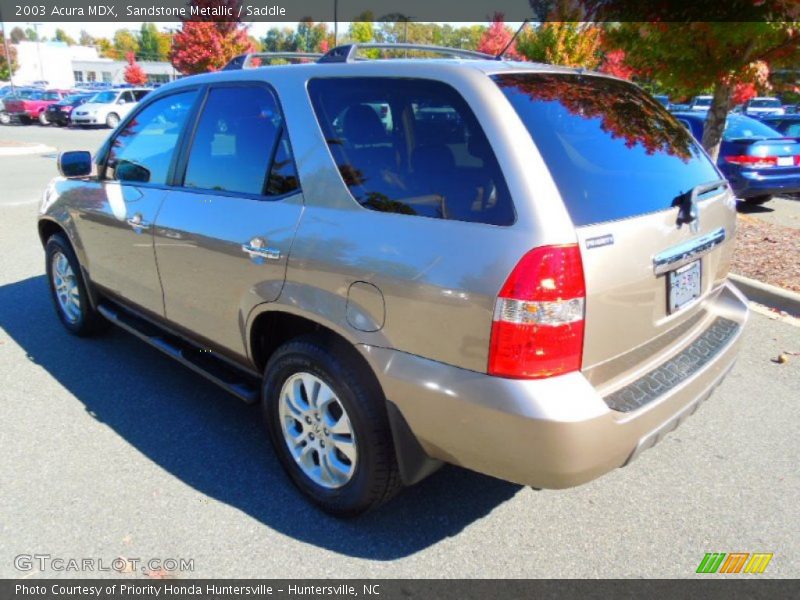 Sandstone Metallic / Saddle 2003 Acura MDX
