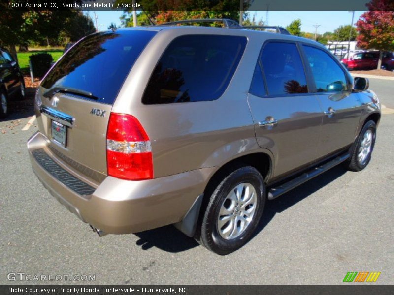 Sandstone Metallic / Saddle 2003 Acura MDX