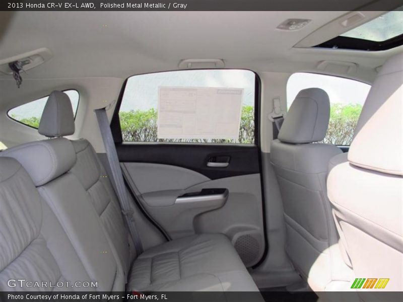 Polished Metal Metallic / Gray 2013 Honda CR-V EX-L AWD