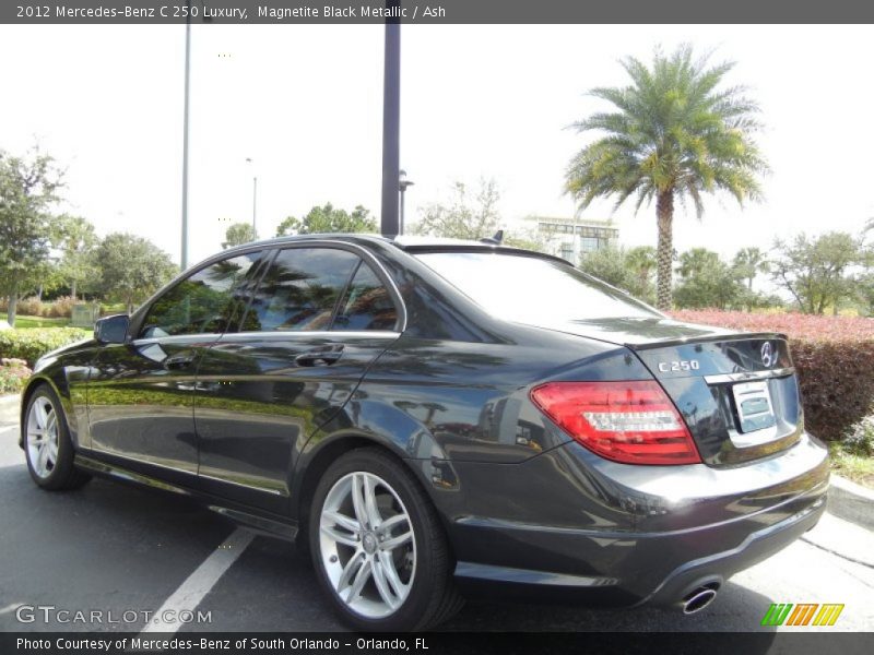 Magnetite Black Metallic / Ash 2012 Mercedes-Benz C 250 Luxury