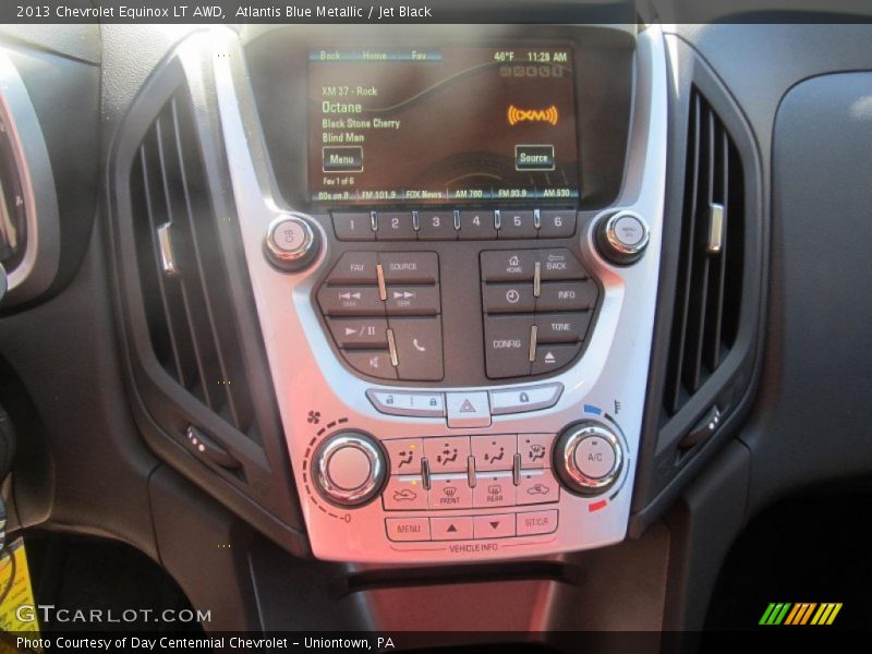 Atlantis Blue Metallic / Jet Black 2013 Chevrolet Equinox LT AWD