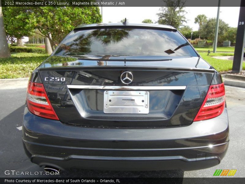 Magnetite Black Metallic / Ash 2012 Mercedes-Benz C 250 Luxury