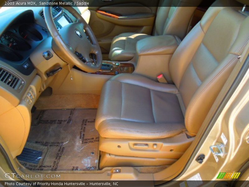 Sandstone Metallic / Saddle 2003 Acura MDX
