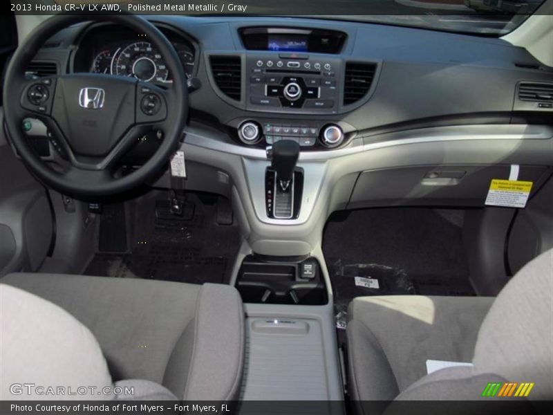 Polished Metal Metallic / Gray 2013 Honda CR-V LX AWD