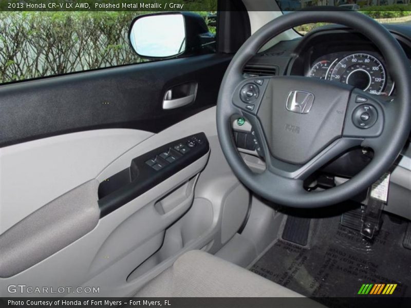 Polished Metal Metallic / Gray 2013 Honda CR-V LX AWD