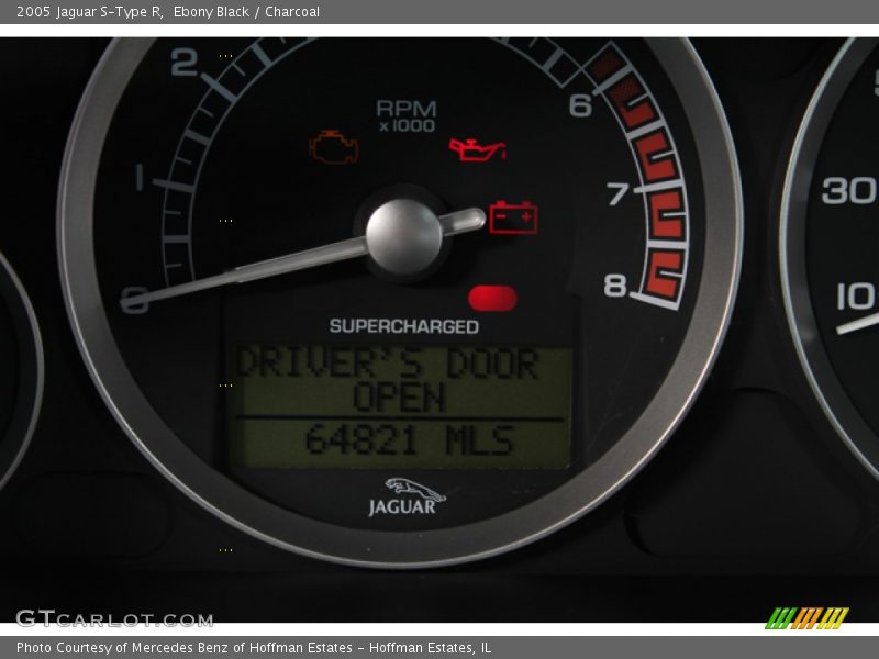 Ebony Black / Charcoal 2005 Jaguar S-Type R