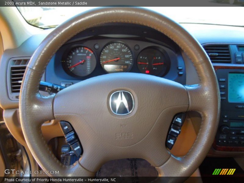 Sandstone Metallic / Saddle 2003 Acura MDX