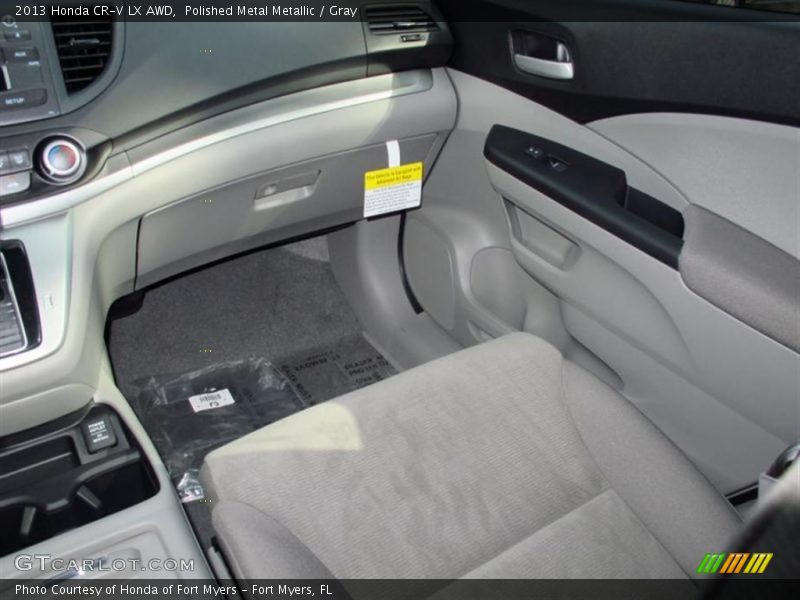 Polished Metal Metallic / Gray 2013 Honda CR-V LX AWD