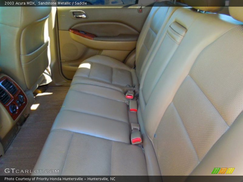 Sandstone Metallic / Saddle 2003 Acura MDX