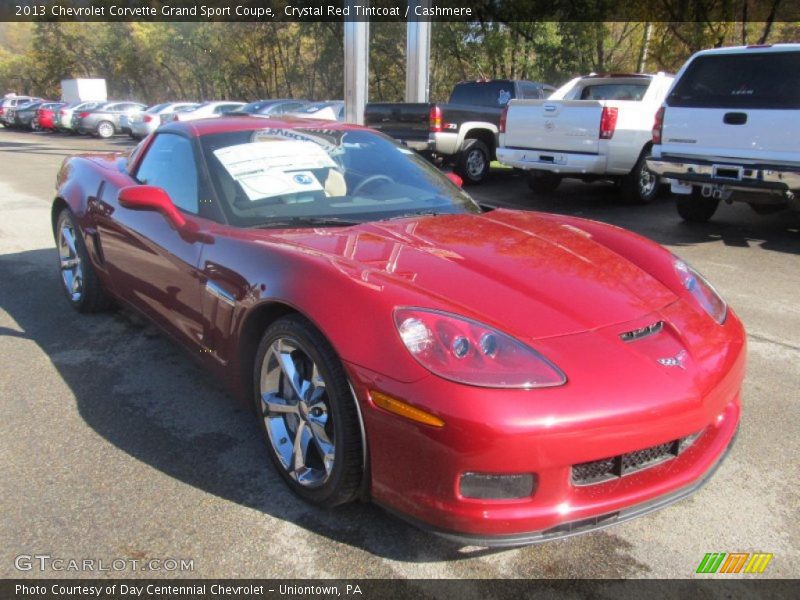Front 3/4 View of 2013 Corvette Grand Sport Coupe