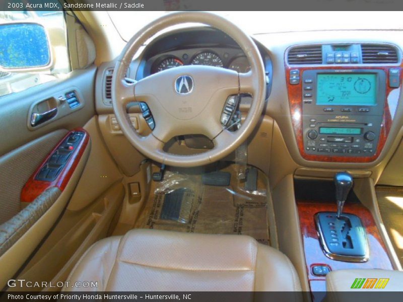 Sandstone Metallic / Saddle 2003 Acura MDX