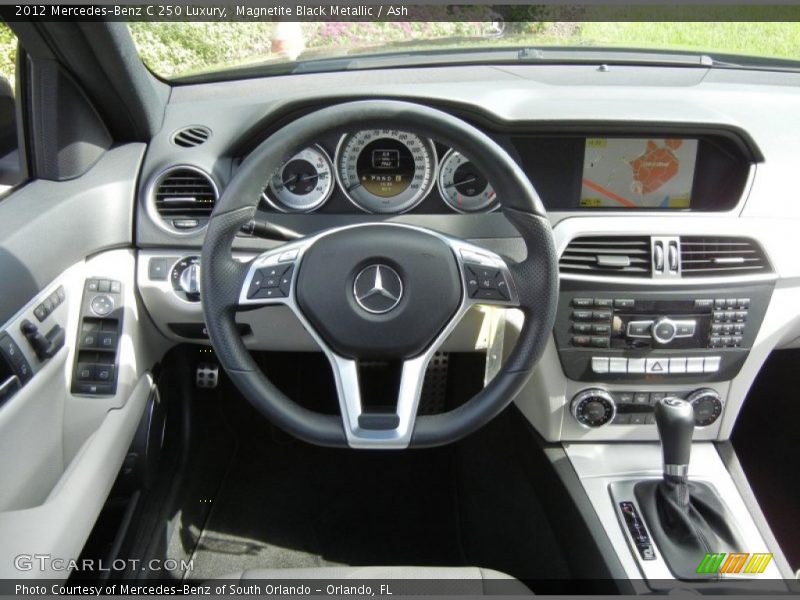 Dashboard of 2012 C 250 Luxury