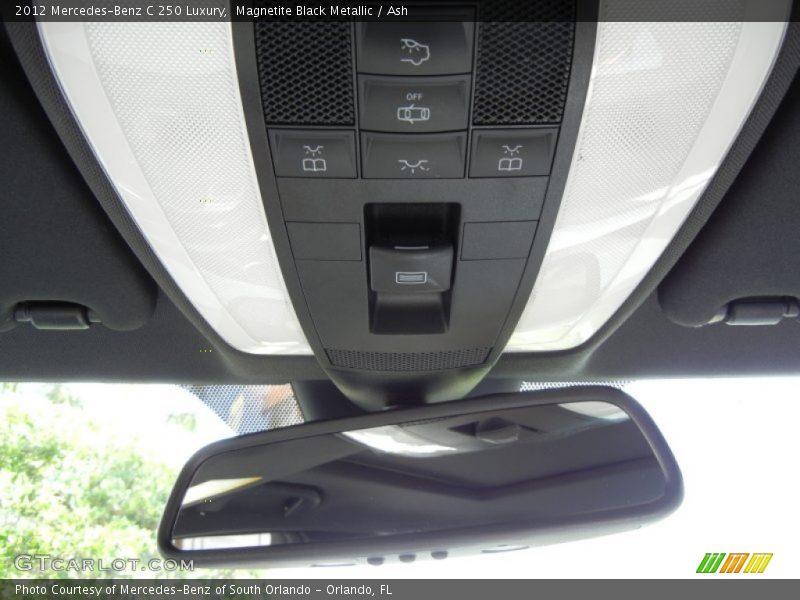 Magnetite Black Metallic / Ash 2012 Mercedes-Benz C 250 Luxury