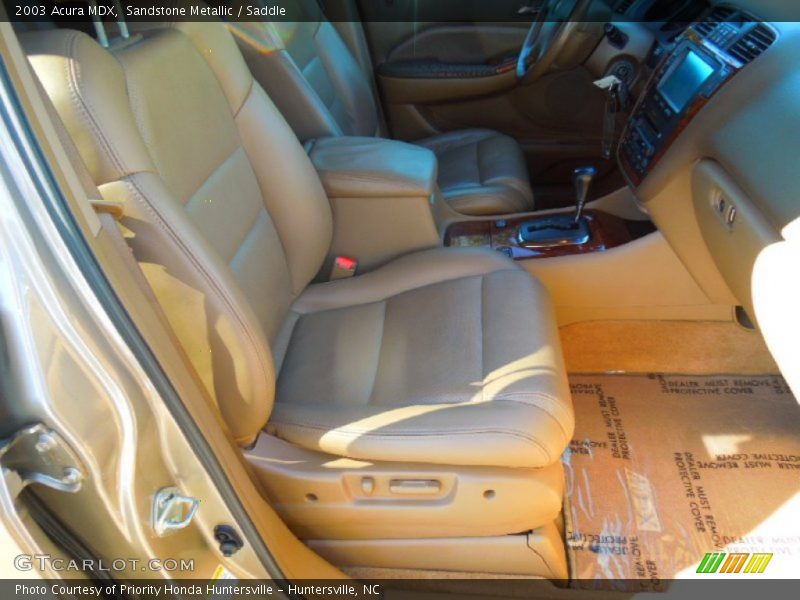 Sandstone Metallic / Saddle 2003 Acura MDX