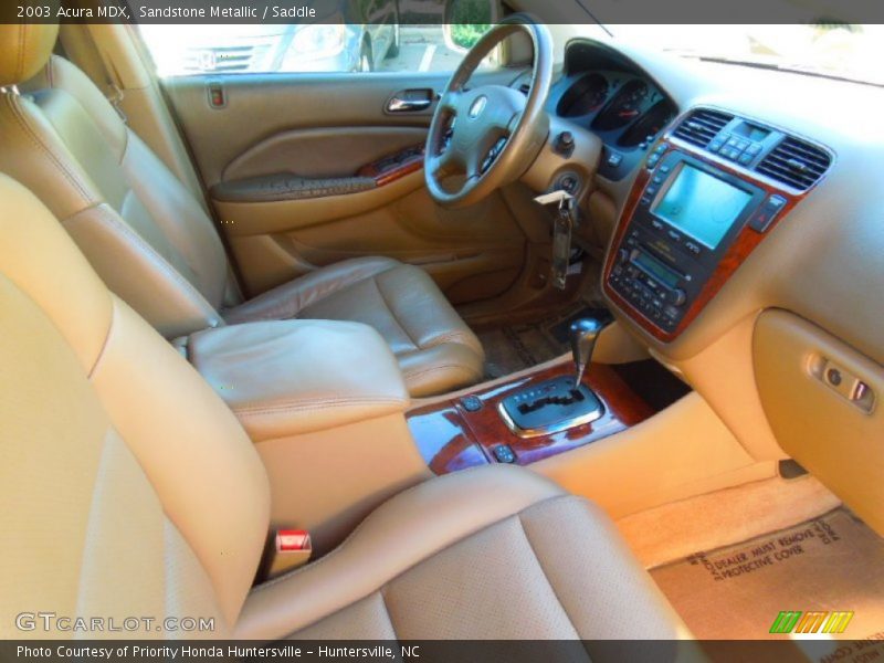 Sandstone Metallic / Saddle 2003 Acura MDX