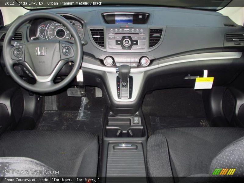 Urban Titanium Metallic / Black 2012 Honda CR-V EX