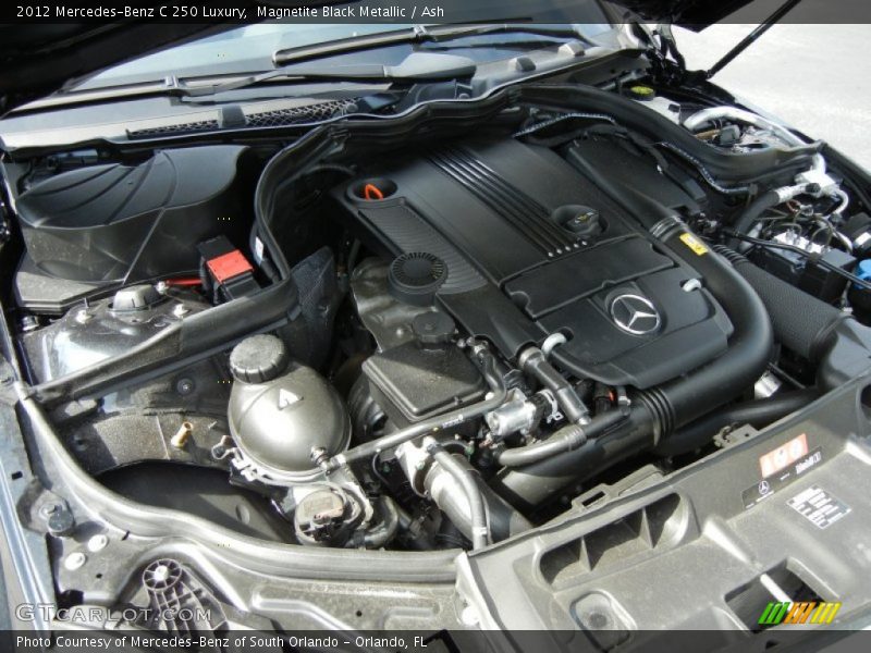  2012 C 250 Luxury Engine - 1.8 Liter Turbocharged DI DOHC 16-Valve VVT 4 Cylinder