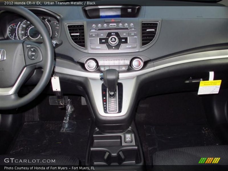 Urban Titanium Metallic / Black 2012 Honda CR-V EX