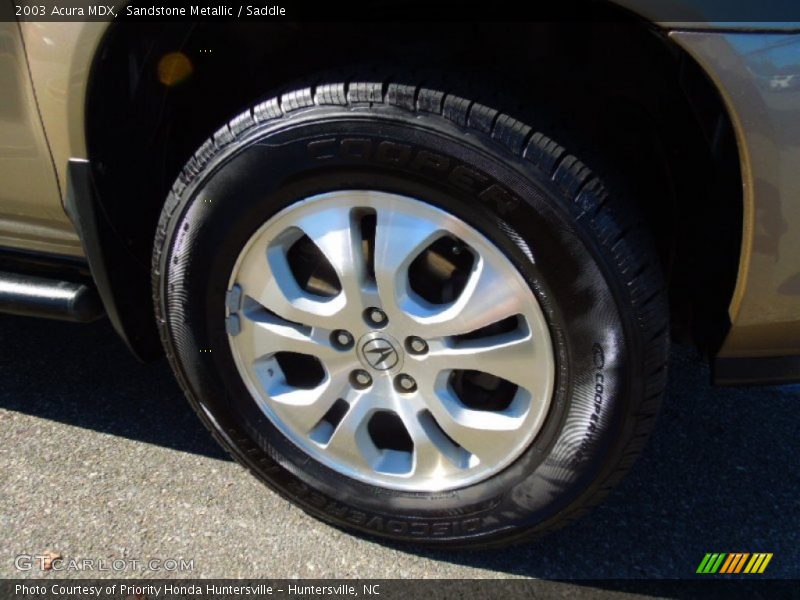 Sandstone Metallic / Saddle 2003 Acura MDX