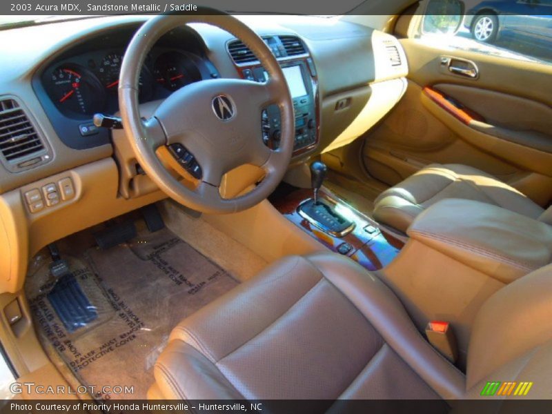 Sandstone Metallic / Saddle 2003 Acura MDX
