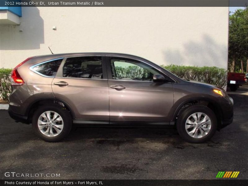 Urban Titanium Metallic / Black 2012 Honda CR-V EX