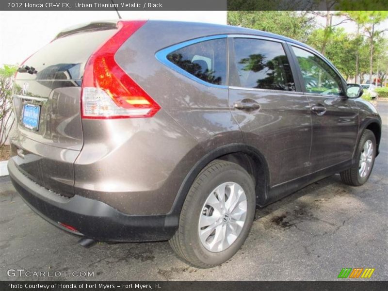 Urban Titanium Metallic / Black 2012 Honda CR-V EX