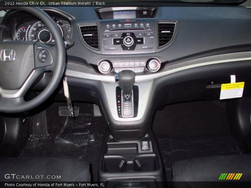Urban Titanium Metallic / Black 2012 Honda CR-V EX
