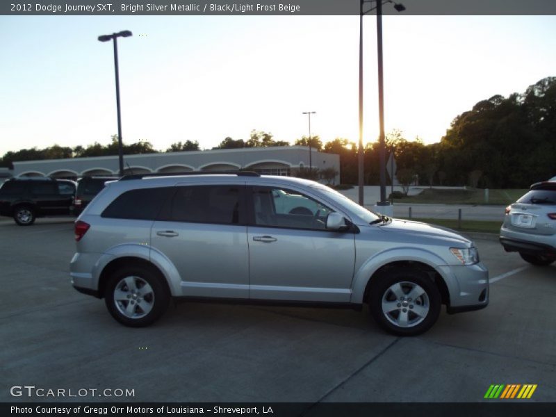 Bright Silver Metallic / Black/Light Frost Beige 2012 Dodge Journey SXT