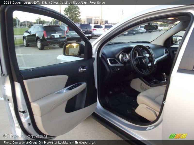 Bright Silver Metallic / Black/Light Frost Beige 2012 Dodge Journey SXT
