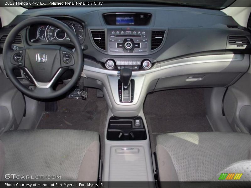 Polished Metal Metallic / Gray 2012 Honda CR-V EX
