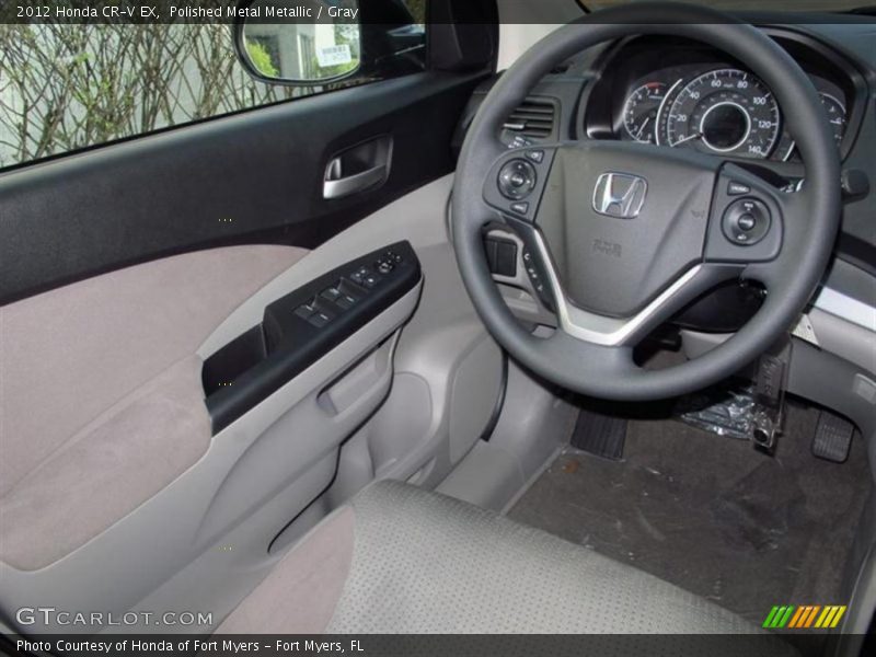 Polished Metal Metallic / Gray 2012 Honda CR-V EX