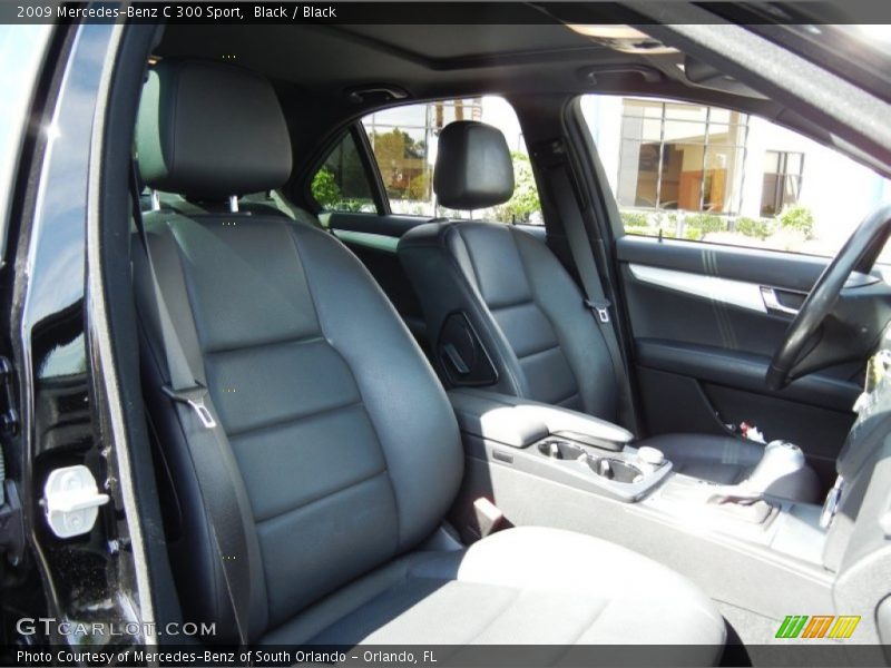 Black / Black 2009 Mercedes-Benz C 300 Sport