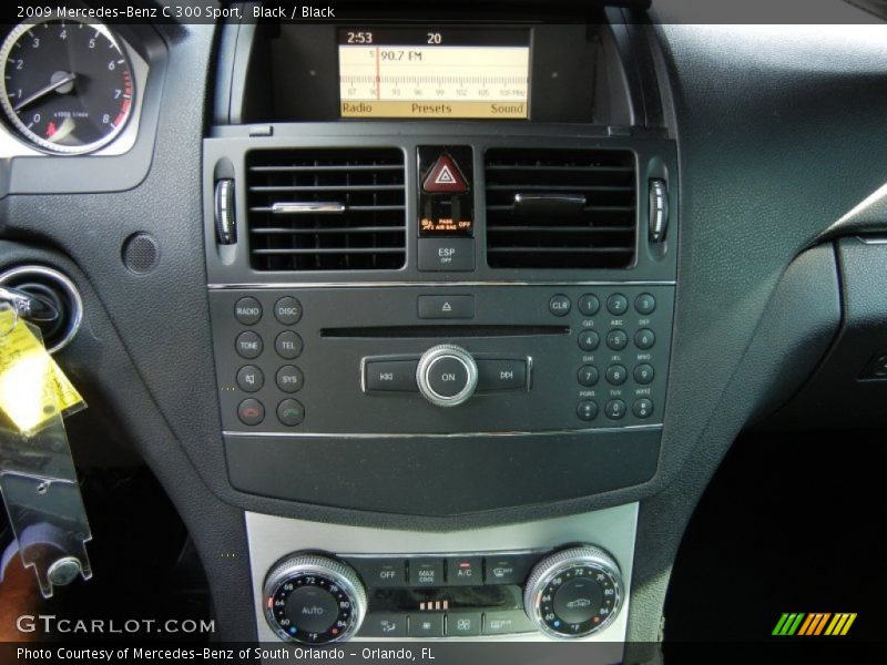 Black / Black 2009 Mercedes-Benz C 300 Sport