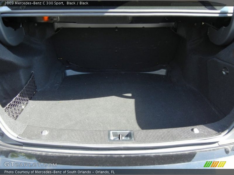Black / Black 2009 Mercedes-Benz C 300 Sport