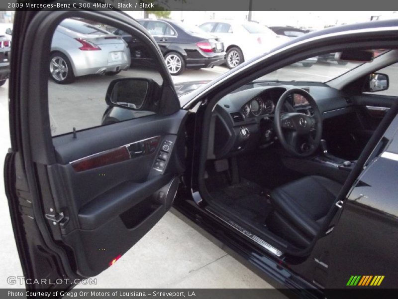 Black / Black 2009 Mercedes-Benz C 300 4Matic
