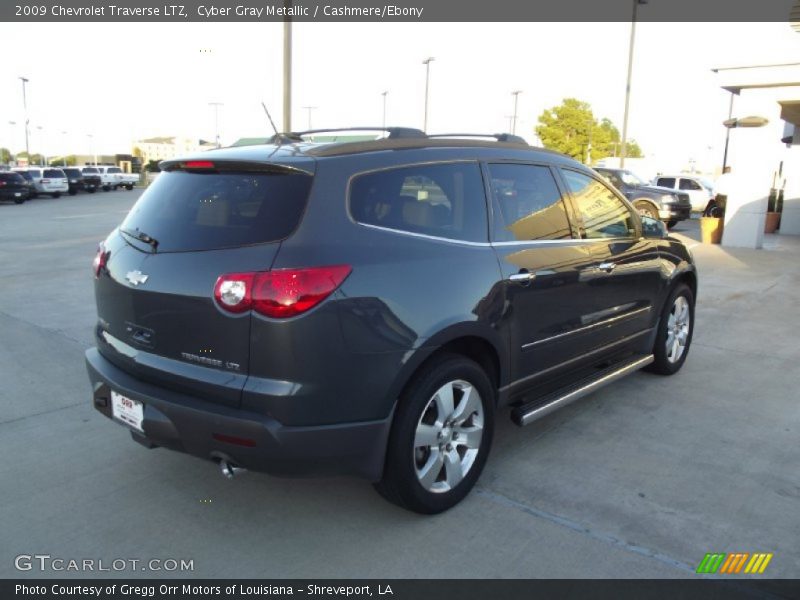 Cyber Gray Metallic / Cashmere/Ebony 2009 Chevrolet Traverse LTZ