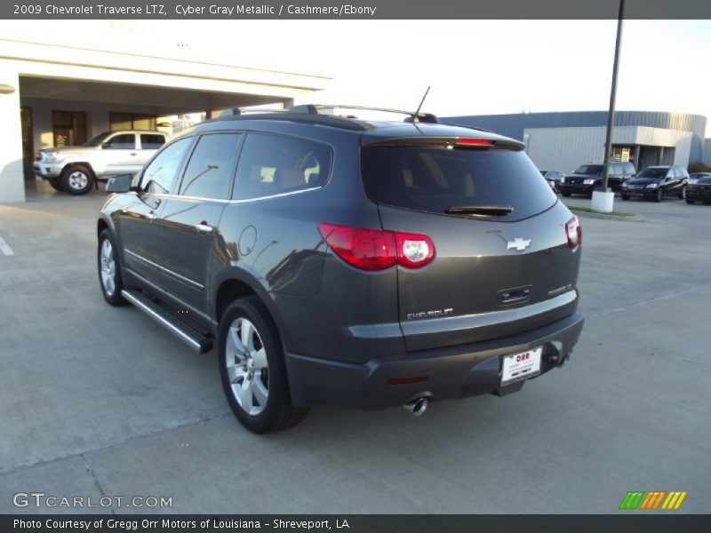 Cyber Gray Metallic / Cashmere/Ebony 2009 Chevrolet Traverse LTZ