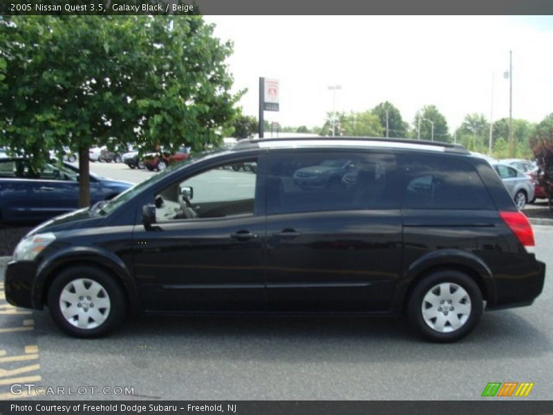 Galaxy Black / Beige 2005 Nissan Quest 3.5
