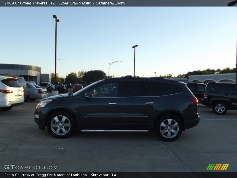 Cyber Gray Metallic / Cashmere/Ebony 2009 Chevrolet Traverse LTZ