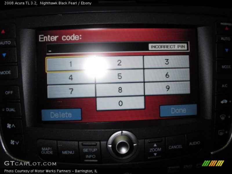 Nighthawk Black Pearl / Ebony 2008 Acura TL 3.2