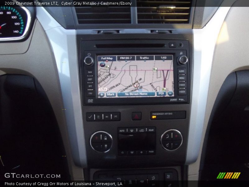 Cyber Gray Metallic / Cashmere/Ebony 2009 Chevrolet Traverse LTZ