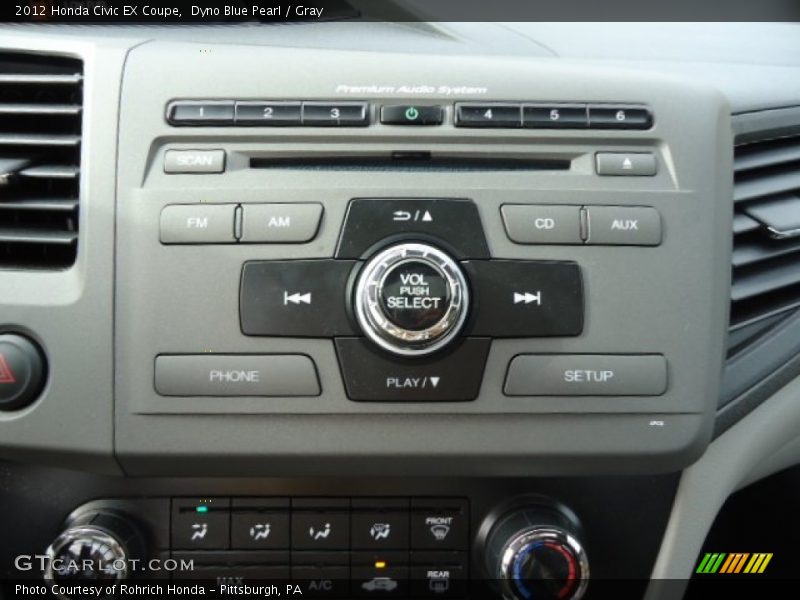 Audio System of 2012 Civic EX Coupe