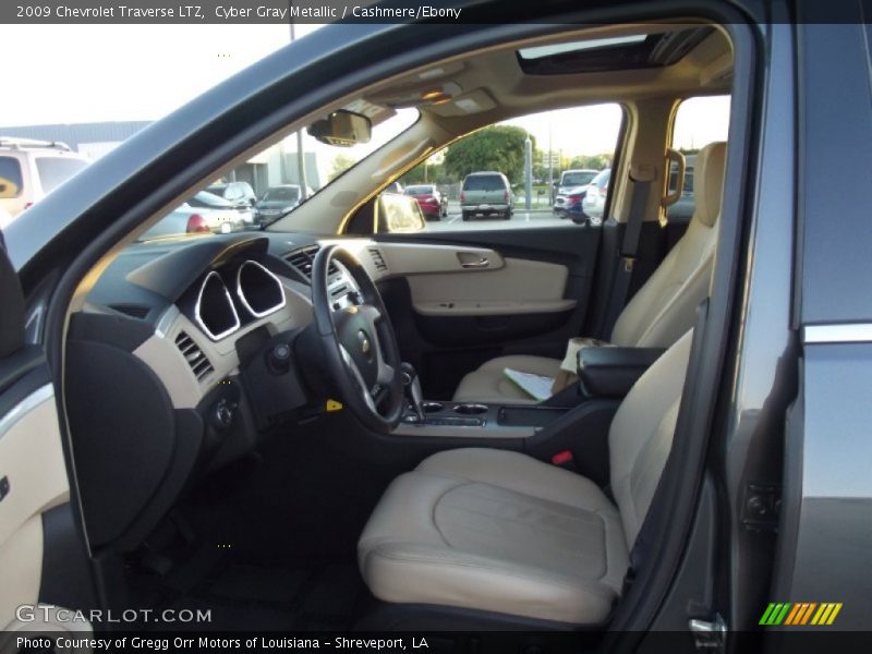 Cyber Gray Metallic / Cashmere/Ebony 2009 Chevrolet Traverse LTZ