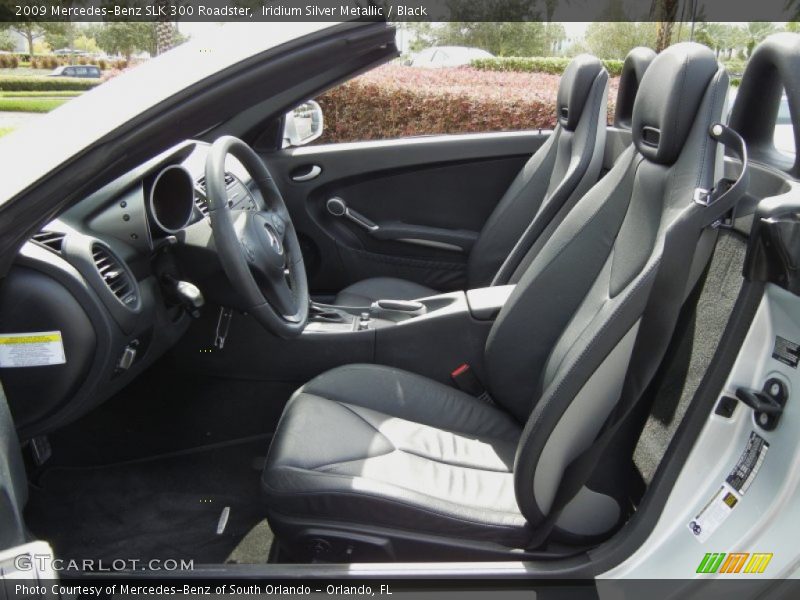  2009 SLK 300 Roadster Black Interior