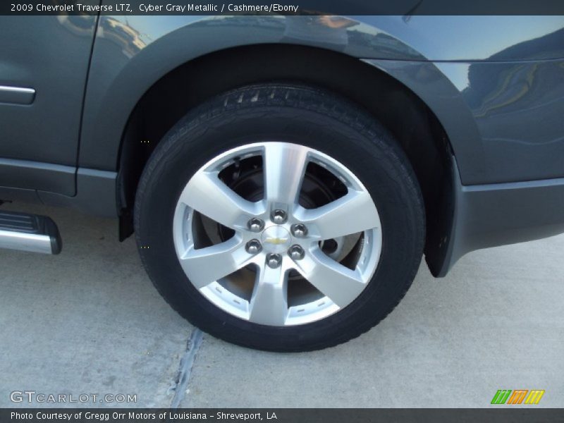 Cyber Gray Metallic / Cashmere/Ebony 2009 Chevrolet Traverse LTZ