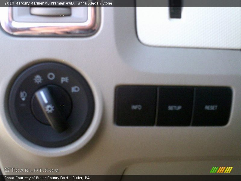 White Suede / Stone 2010 Mercury Mariner V6 Premier 4WD